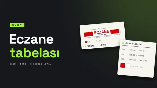 Eczane tabelası yönetmeliği rehberi