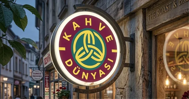 Tarihi cephede yuvarlak baskılı fener tabela